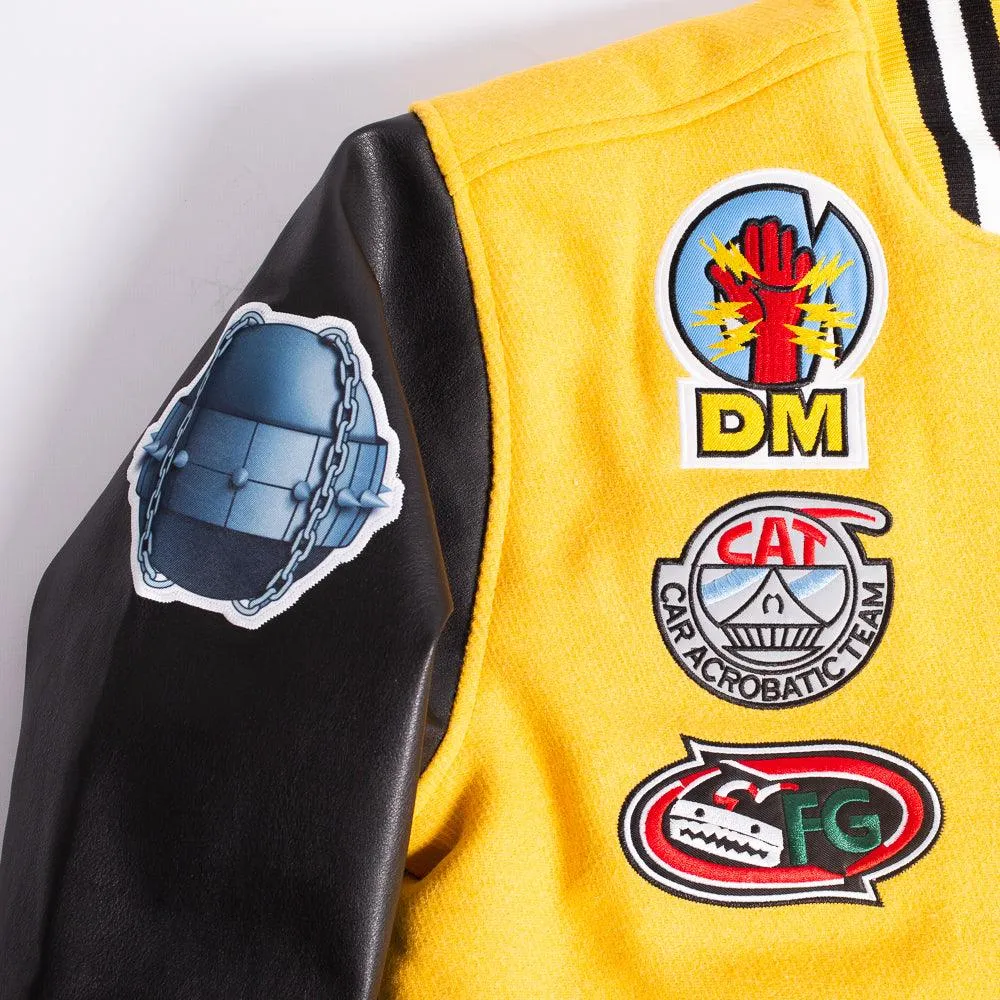 Kill Bill Varsity Jacket In Black/Yellow