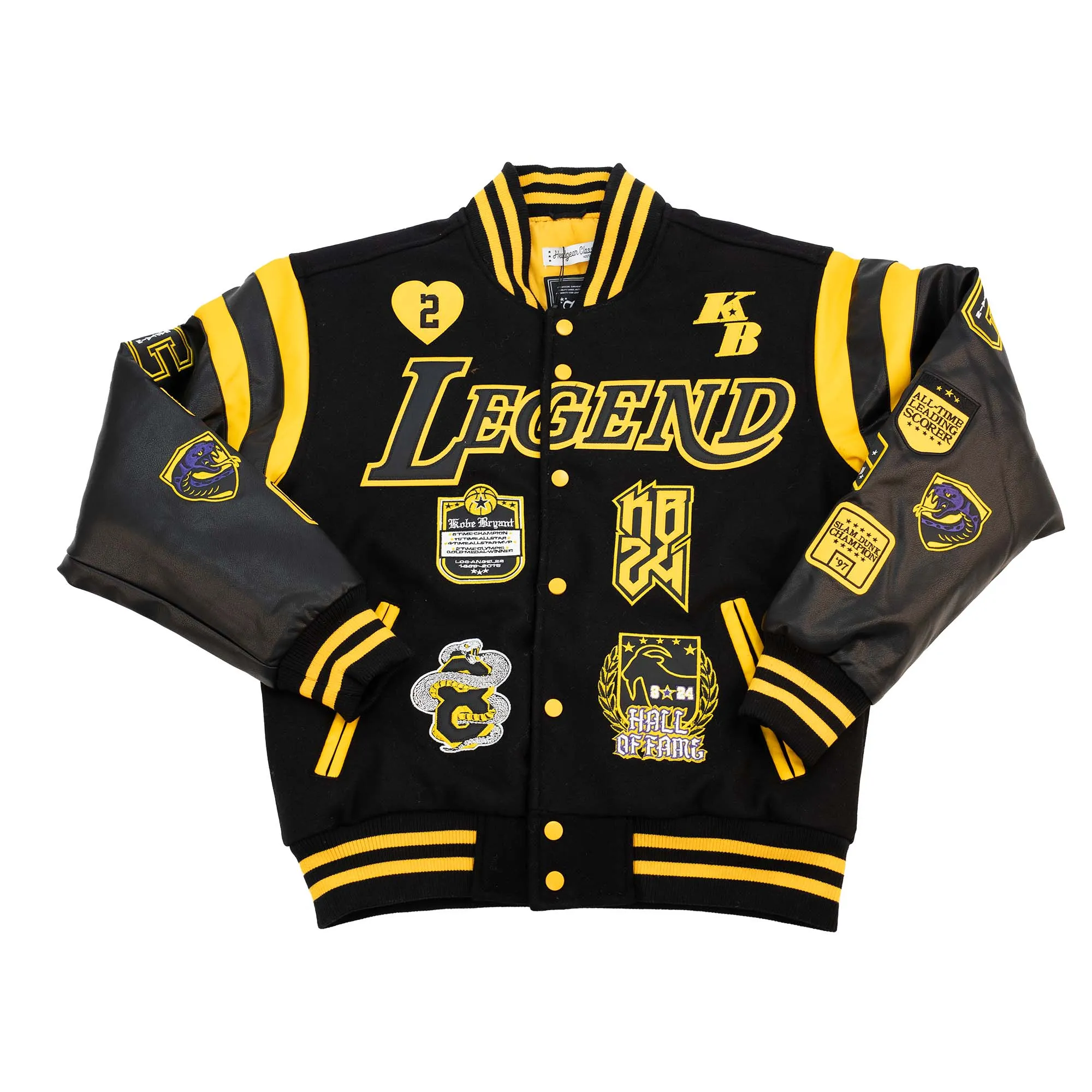 KOBE COLLAGE YOUTH VARSITY JACKET