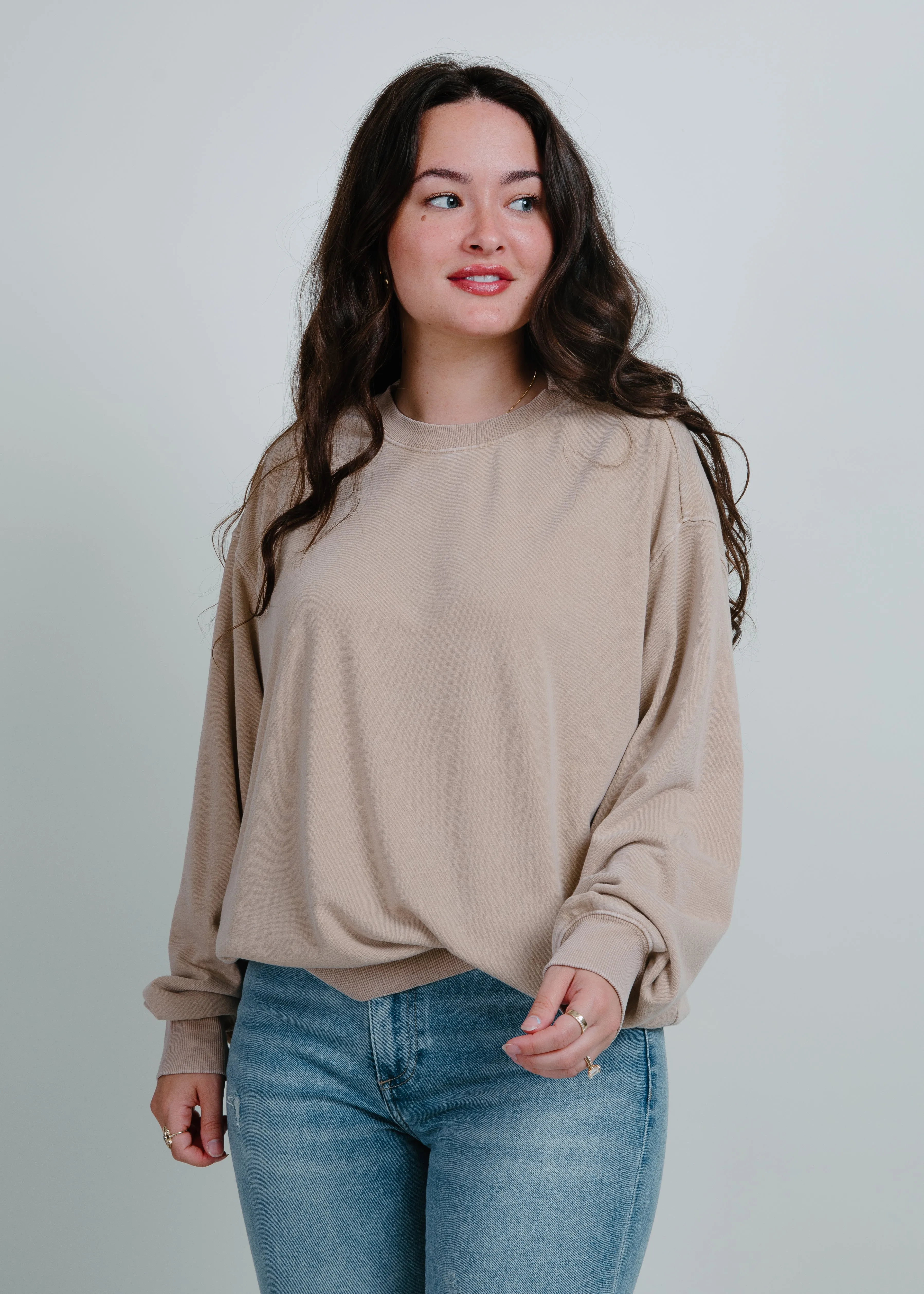 Lacee Crewneck - Taupe