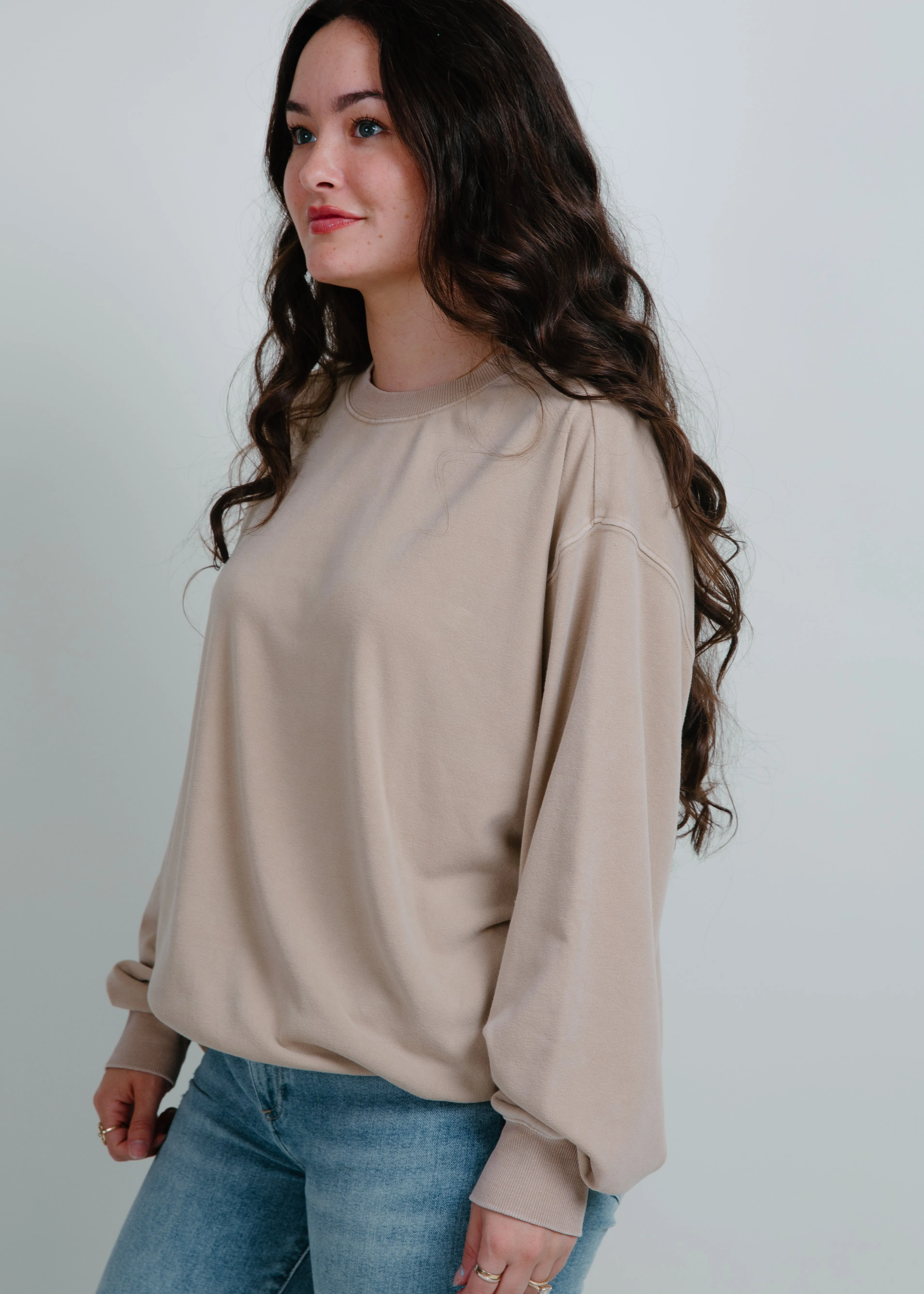 Lacee Crewneck - Taupe
