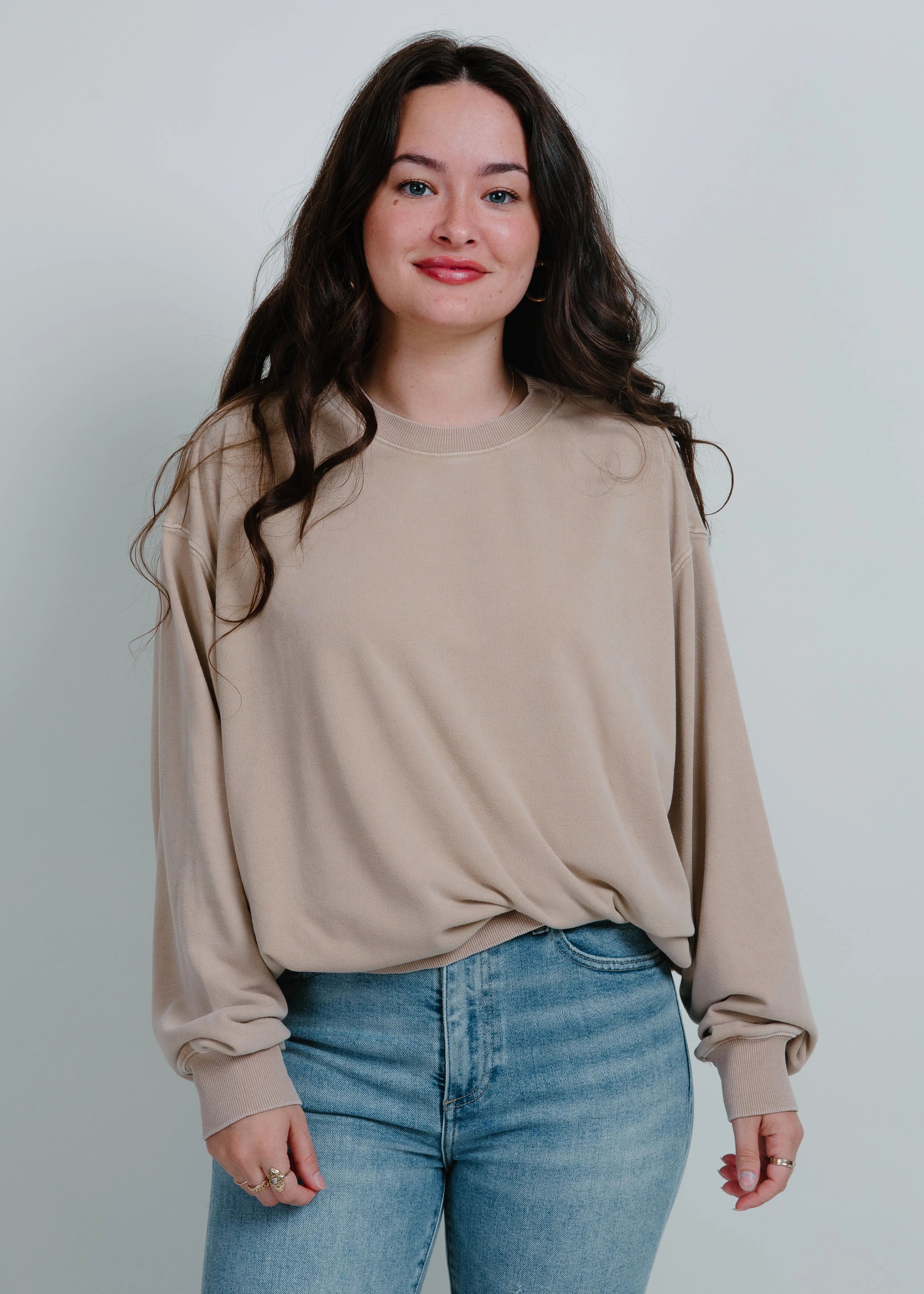 Lacee Crewneck - Taupe