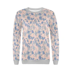 Lacey Pink Blue Crewneck Top