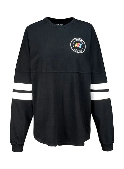 Ladies NASCAR Striped Sleeve Spirit Jersey