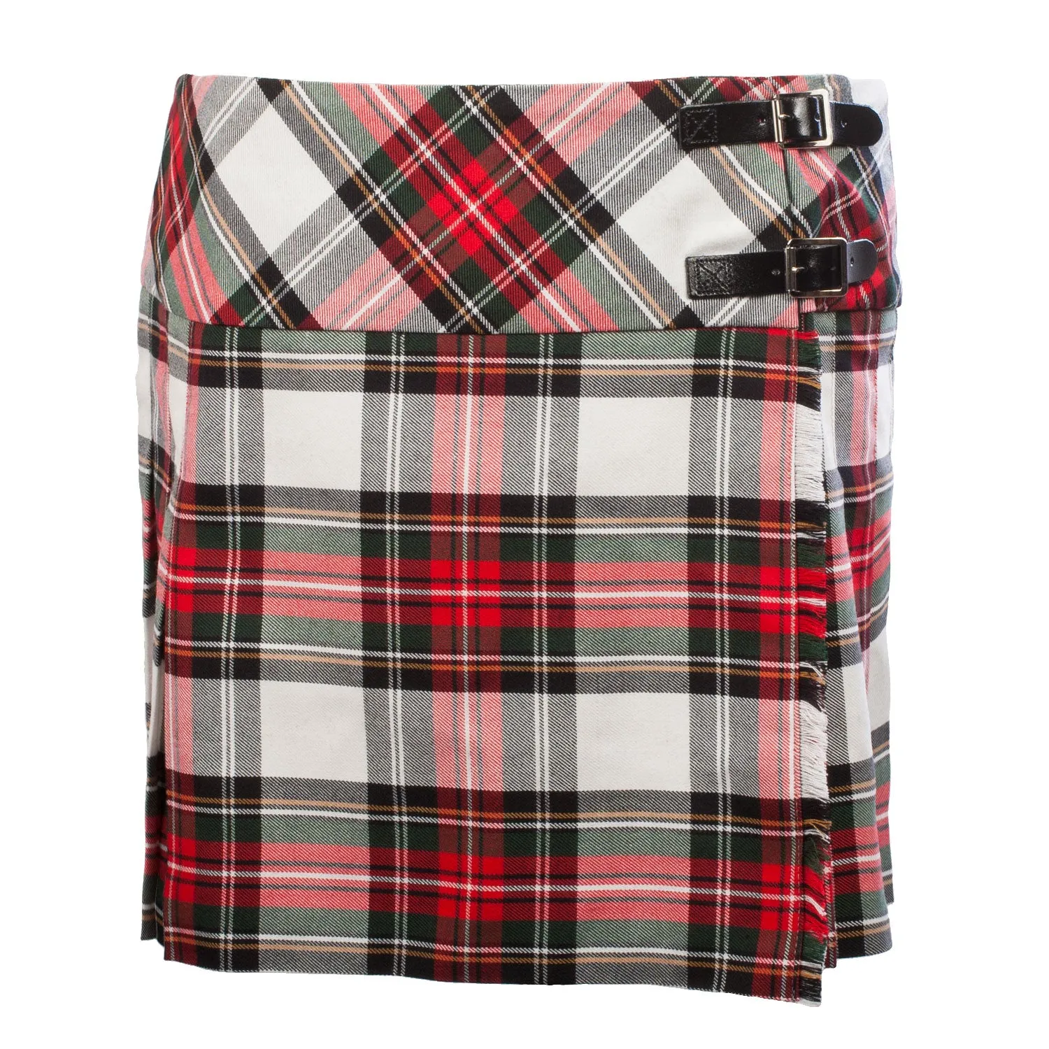 Ladies Tartan Billie Kilted Skirt Stewart Dress