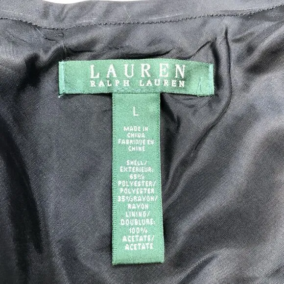 Lauren Ralph Lauren Skirt Red Tartan Plaid Ruffles Knee Length Pull On Women L