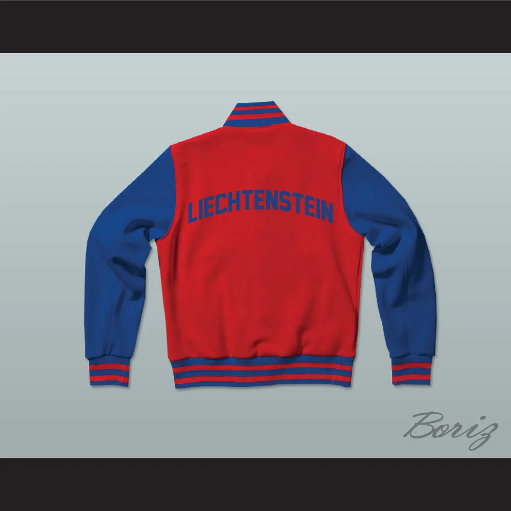 Liechtenstein Varsity Letterman Jacket-Style Sweatshirt