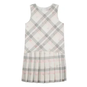 Lili Gaufrette Tartan 'Crown' Dress