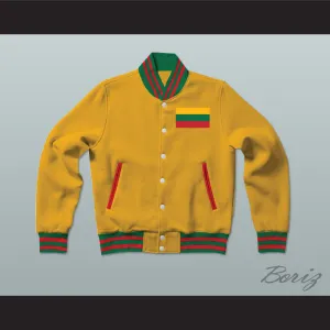 Lithuania Varsity Letterman Jacket-Style Sweatshirt