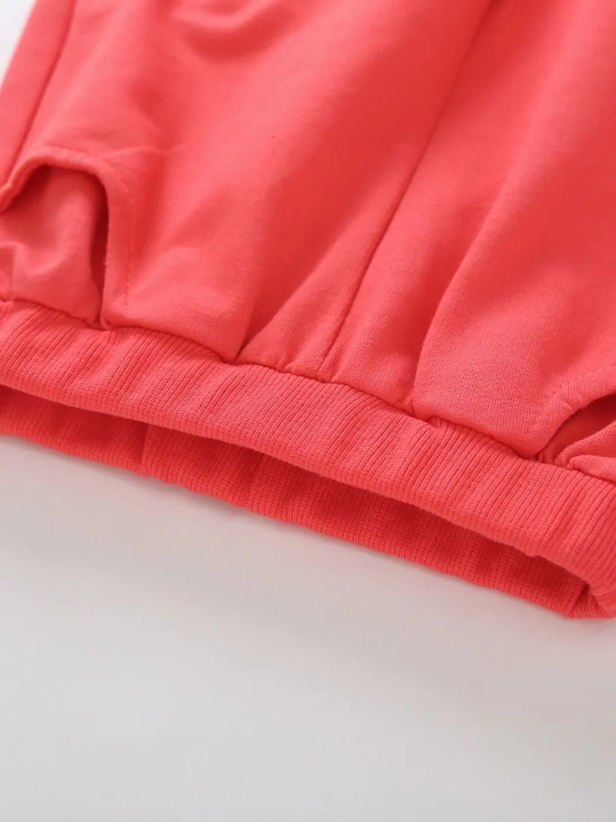 Little Boy Striped T-shirt Red Pants Set
