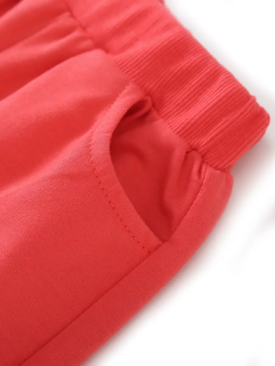 Little Boy Striped T-shirt Red Pants Set