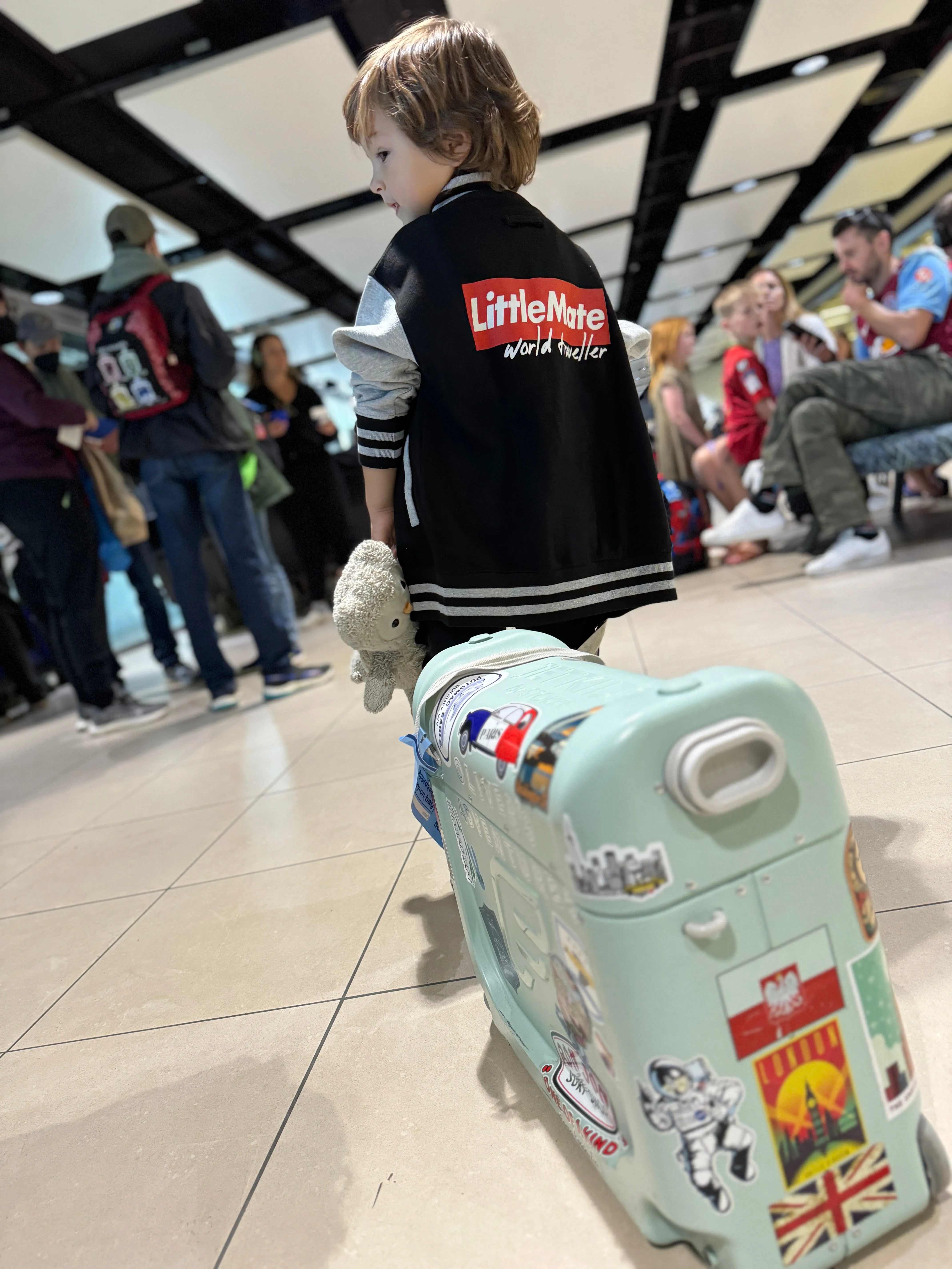 LITTLE MATE WORLD TRAVELLER - Kid’s Varsity Jacket