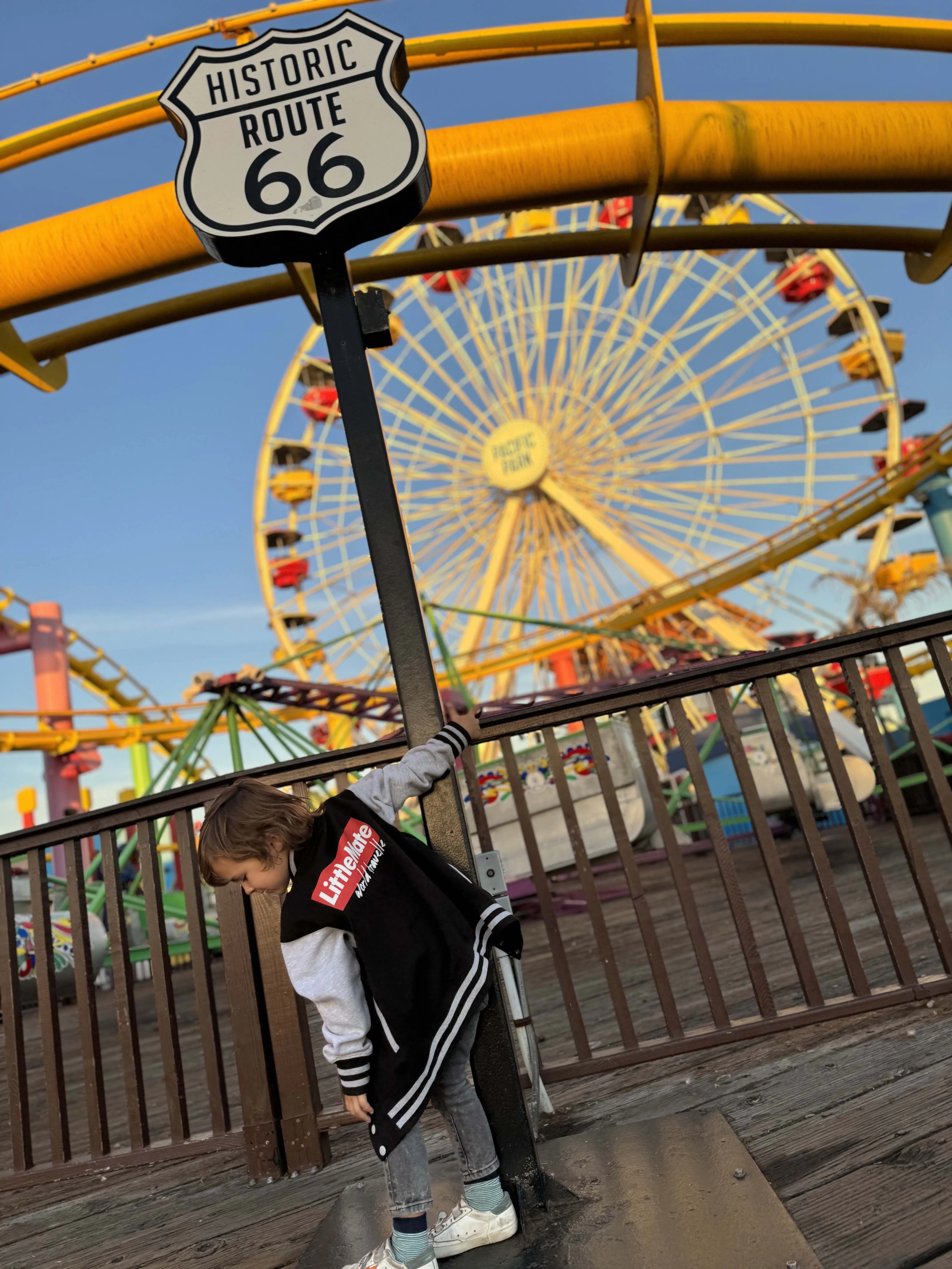LITTLE MATE WORLD TRAVELLER - Kid’s Varsity Jacket