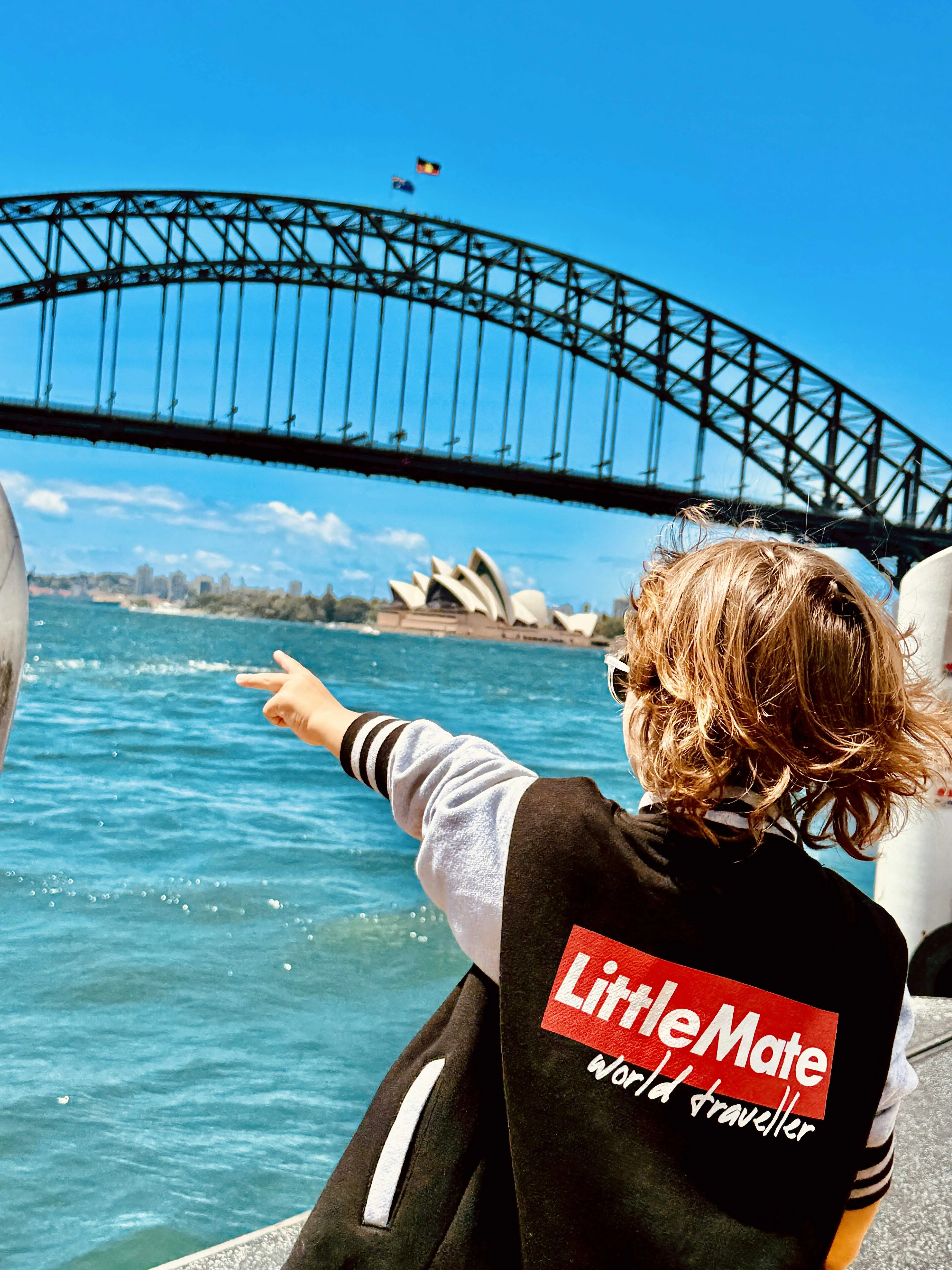 LITTLE MATE WORLD TRAVELLER - Kid’s Varsity Jacket