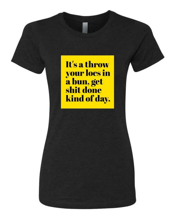 LOC BUN DAY TEE (BLK)