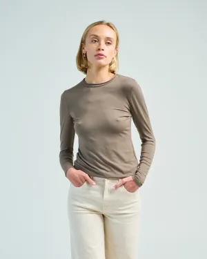 long sleeve crewneck tee