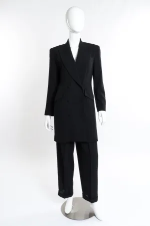 Longline Blazer and Pant Suit Set