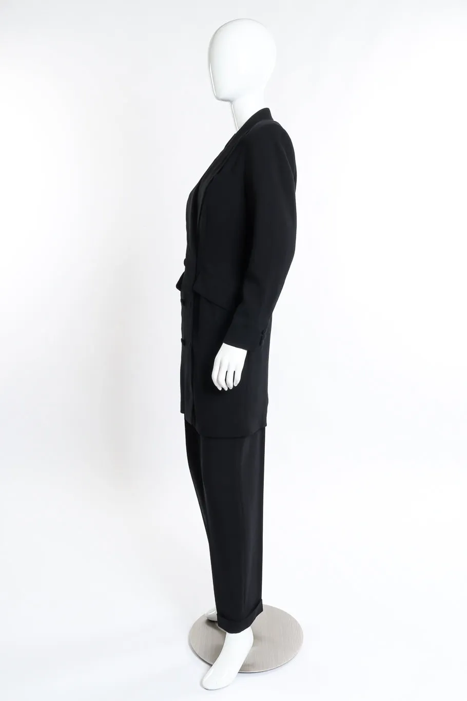 Longline Blazer and Pant Suit Set