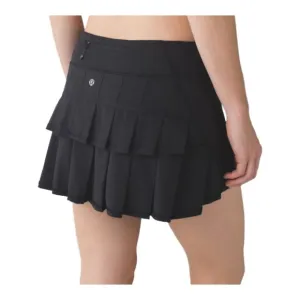 Lululemon Black Pace pleated Skirt Size 2 xs small EUC