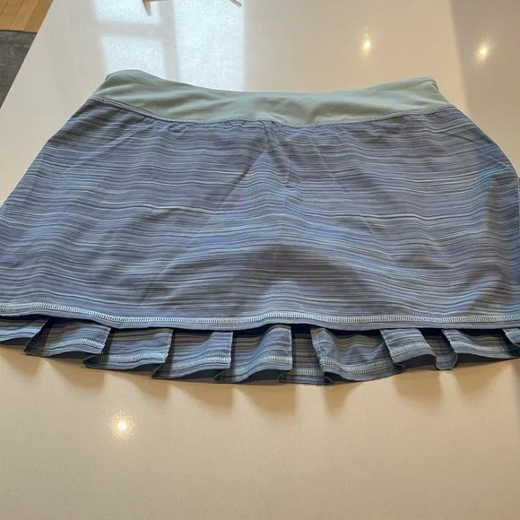 Lululemon Pace Setter Skirt Skort, Caspian Blue, Size 10
