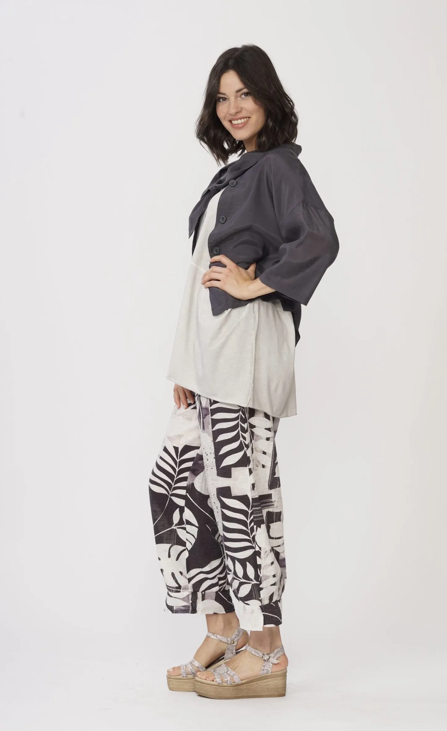 Luukaa Leaf Print Pant