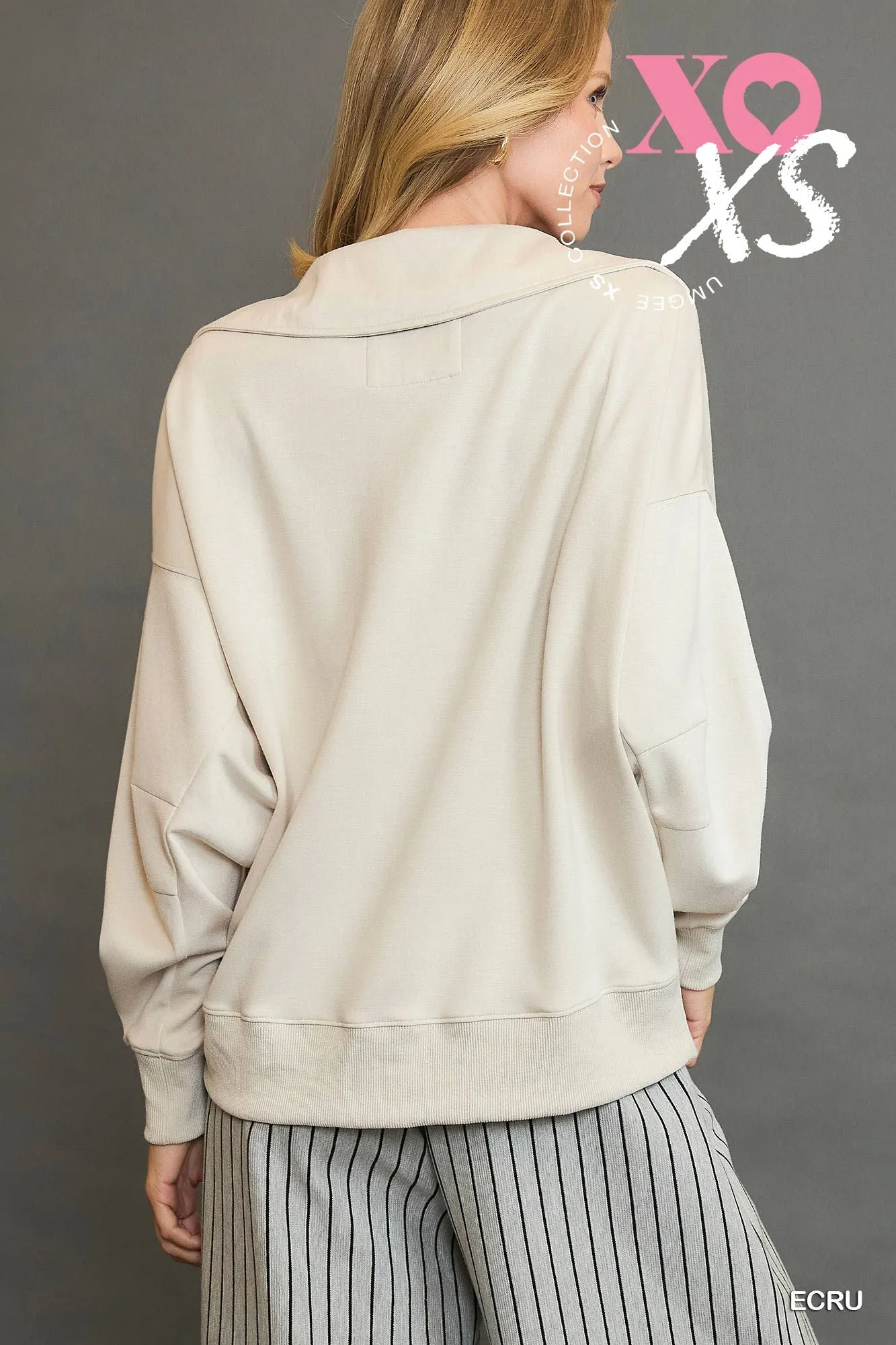 Luxknit Collared Top