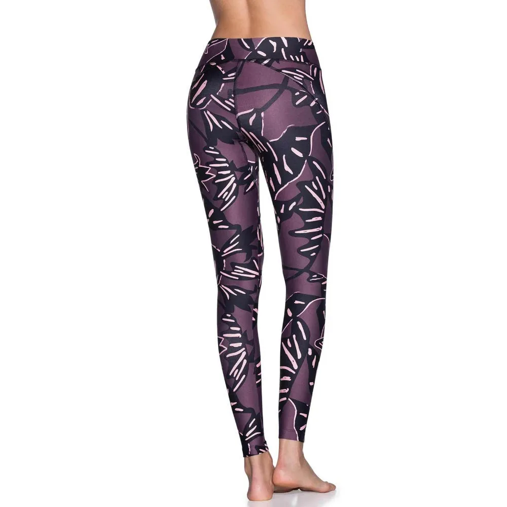 MAAJI DAZZLING LEAF AMETHYST LEGGING