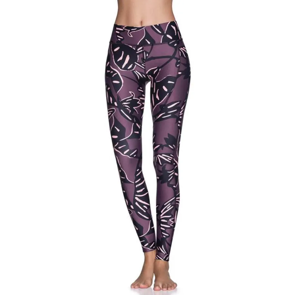 MAAJI DAZZLING LEAF AMETHYST LEGGING