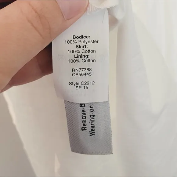 Madewell Geo Lace White Pleated Dress