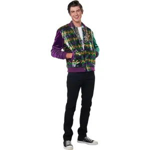 Mardi Gras Varsity adult Jacket