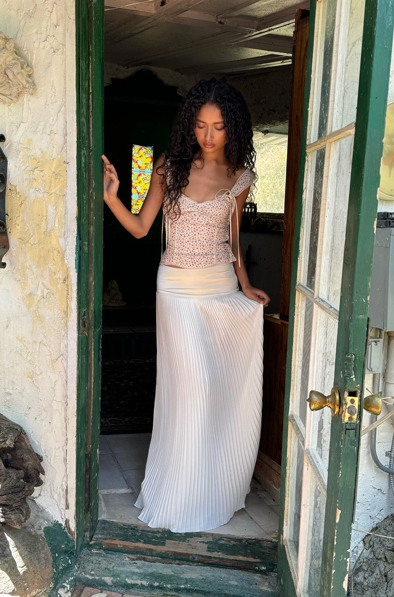 MAUDE SKIRT - IVORY