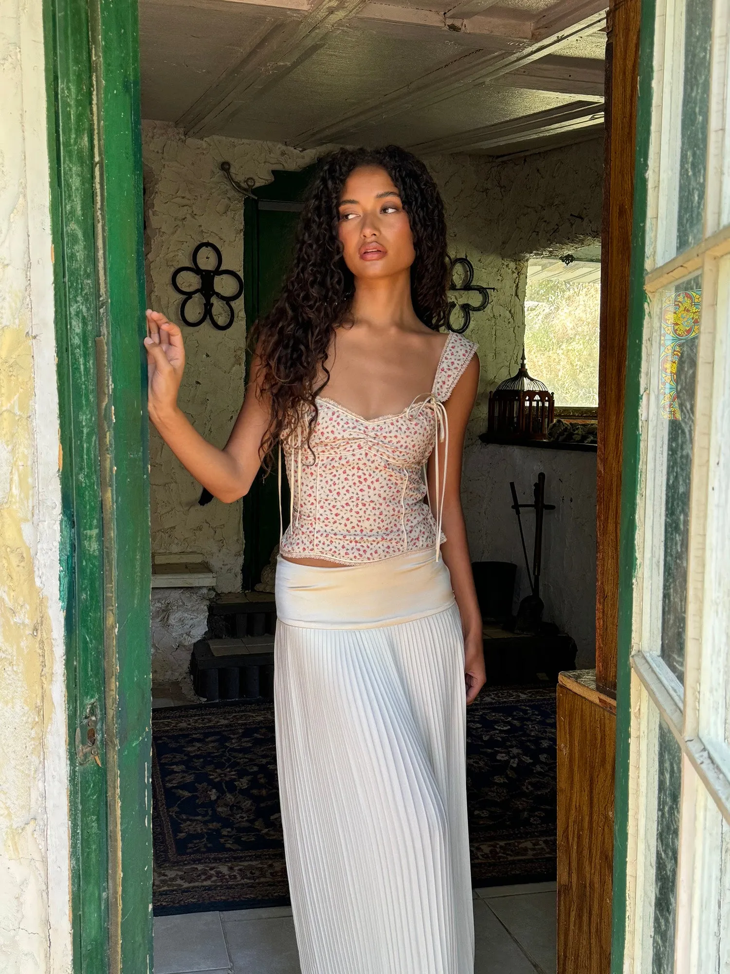 MAUDE SKIRT - IVORY