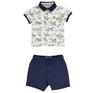 MAYORAL - Safari Short Set - Blue