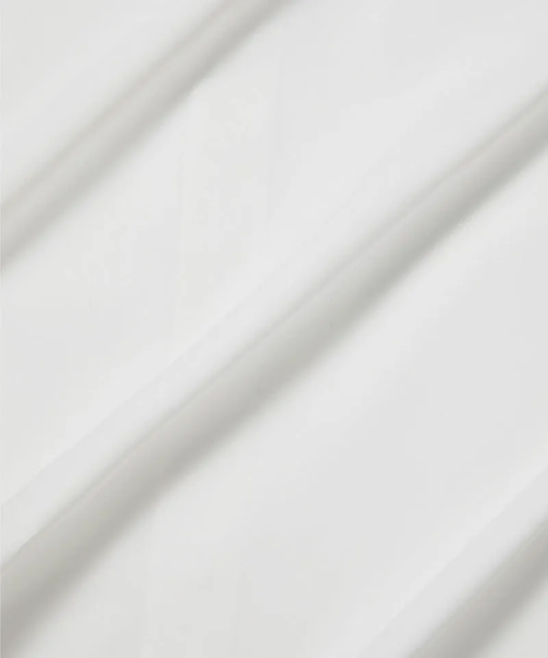 MCC Air Through Full Open Polo Shirt - White