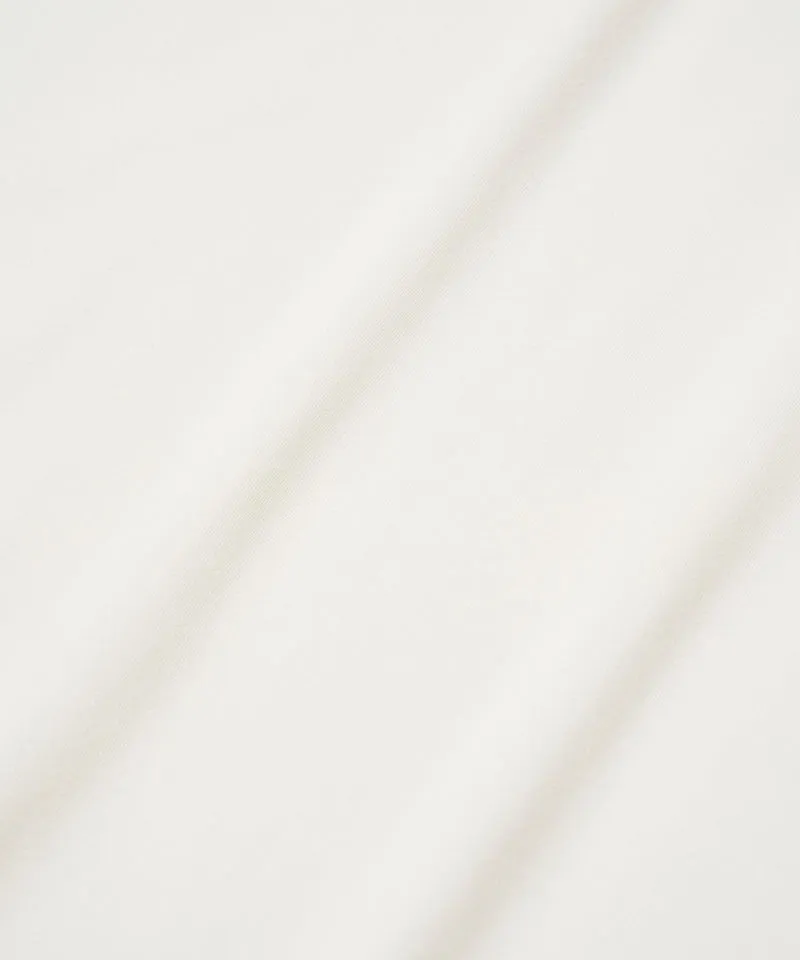 MCC Men's Stretch Cotton L/S Polo Shirt - Off White