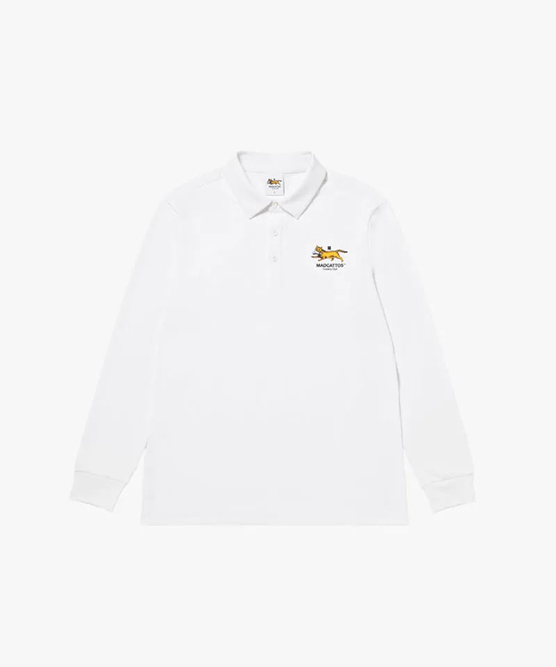 MCC Men's Stretch L/S Polo Shirt - Ivory