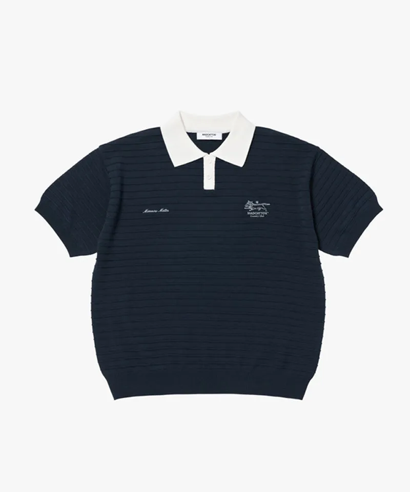 MCC Stripe Polo Tee - 2 Colors