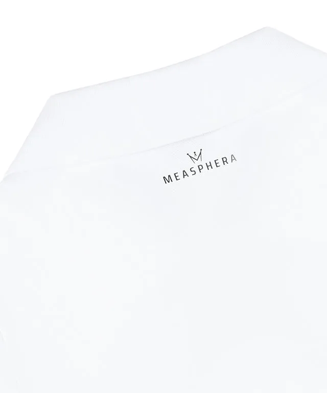 MEASPHERA MEN REGULAR-FIT OPEN COLLAR POLO SHIRT