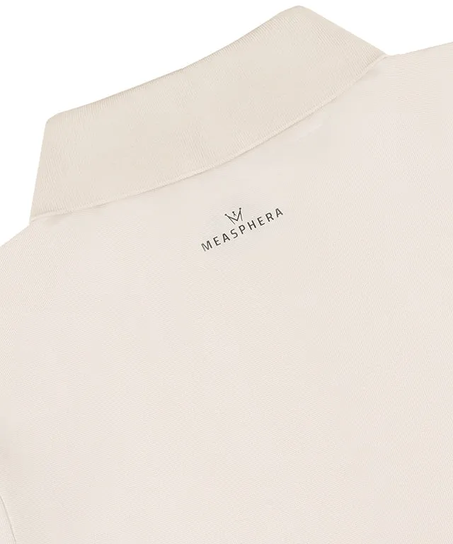 MEASPHERA MEN REGULAR-FIT OPEN COLLAR POLO SHIRT