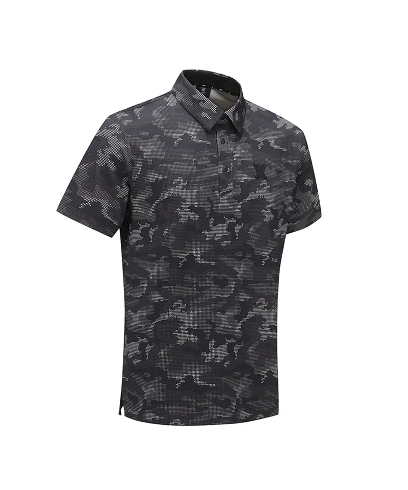 Men Camoflage Short T-Shirt - D/Brown