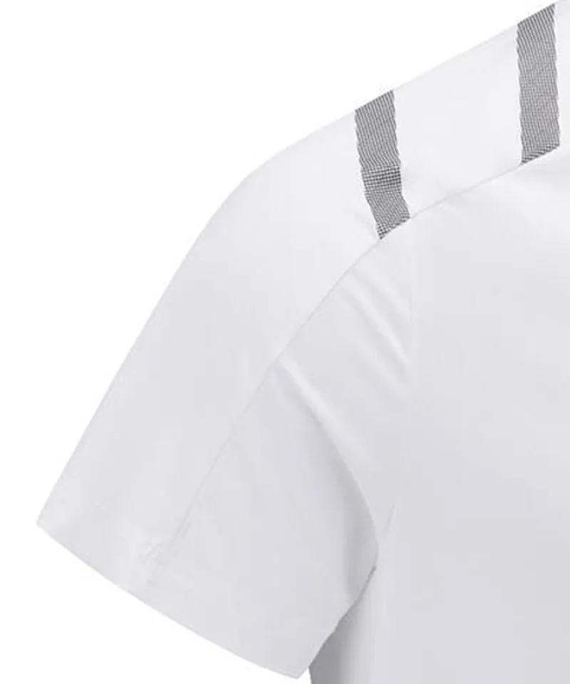 Men Ice Dots Logo Pattern Short T-Shirt - White