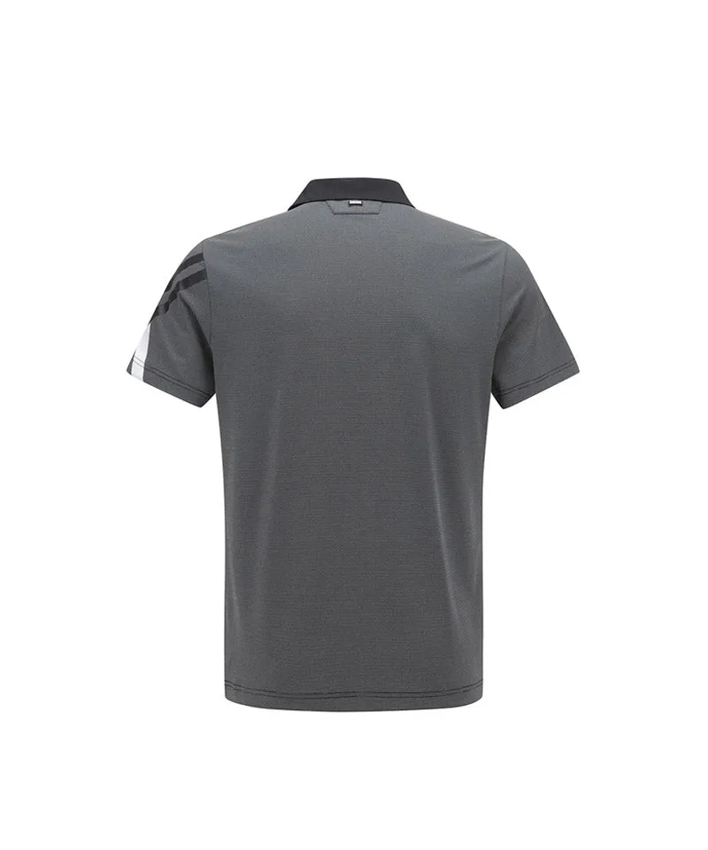 Men Ice Dots Short T-Shirt - Black