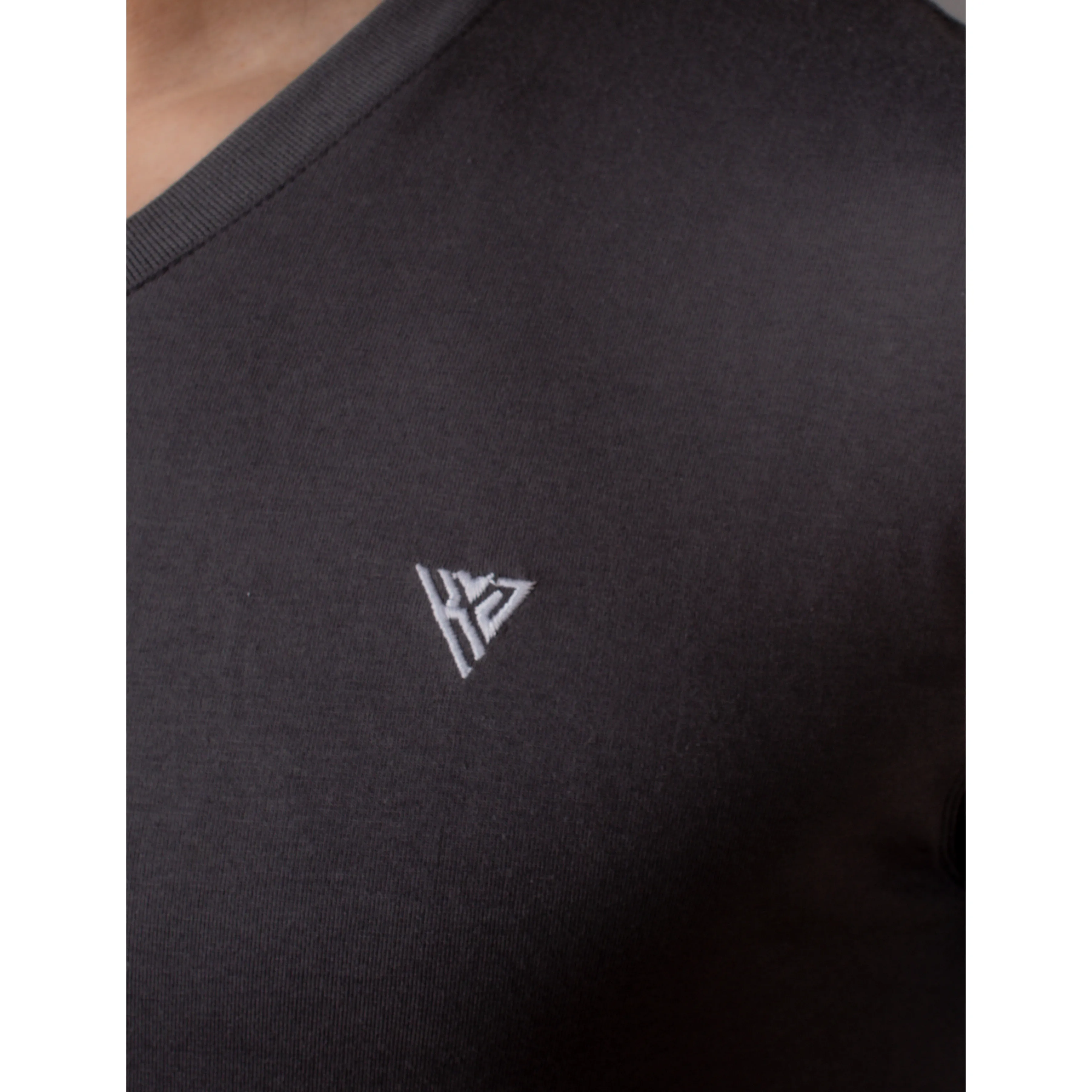 Men's Half Sleeve V-Neck T-Shirt Code-A