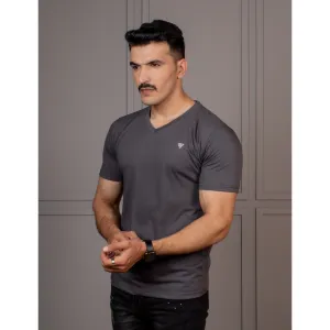 Men's Half Sleeve V-Neck T-Shirt Code-A
