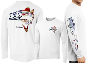 Men’s Performance Striper Deco USA Long Sleeve