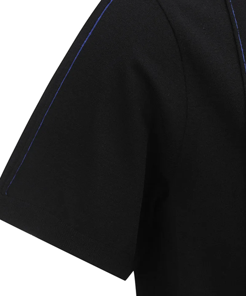 Men's Short-Sleeved Pullover - Black