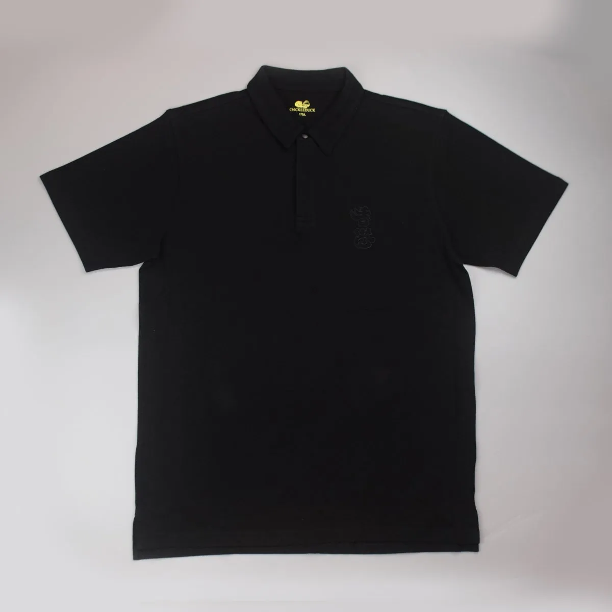 MEN’S WOVEN “HK” EMBROIDERY POLO 男裝「香港加油」暗紋繡花 POLO