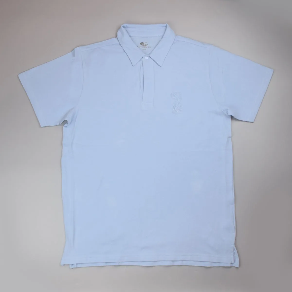 MEN’S WOVEN “HK” EMBROIDERY POLO 男裝「香港加油」暗紋繡花 POLO