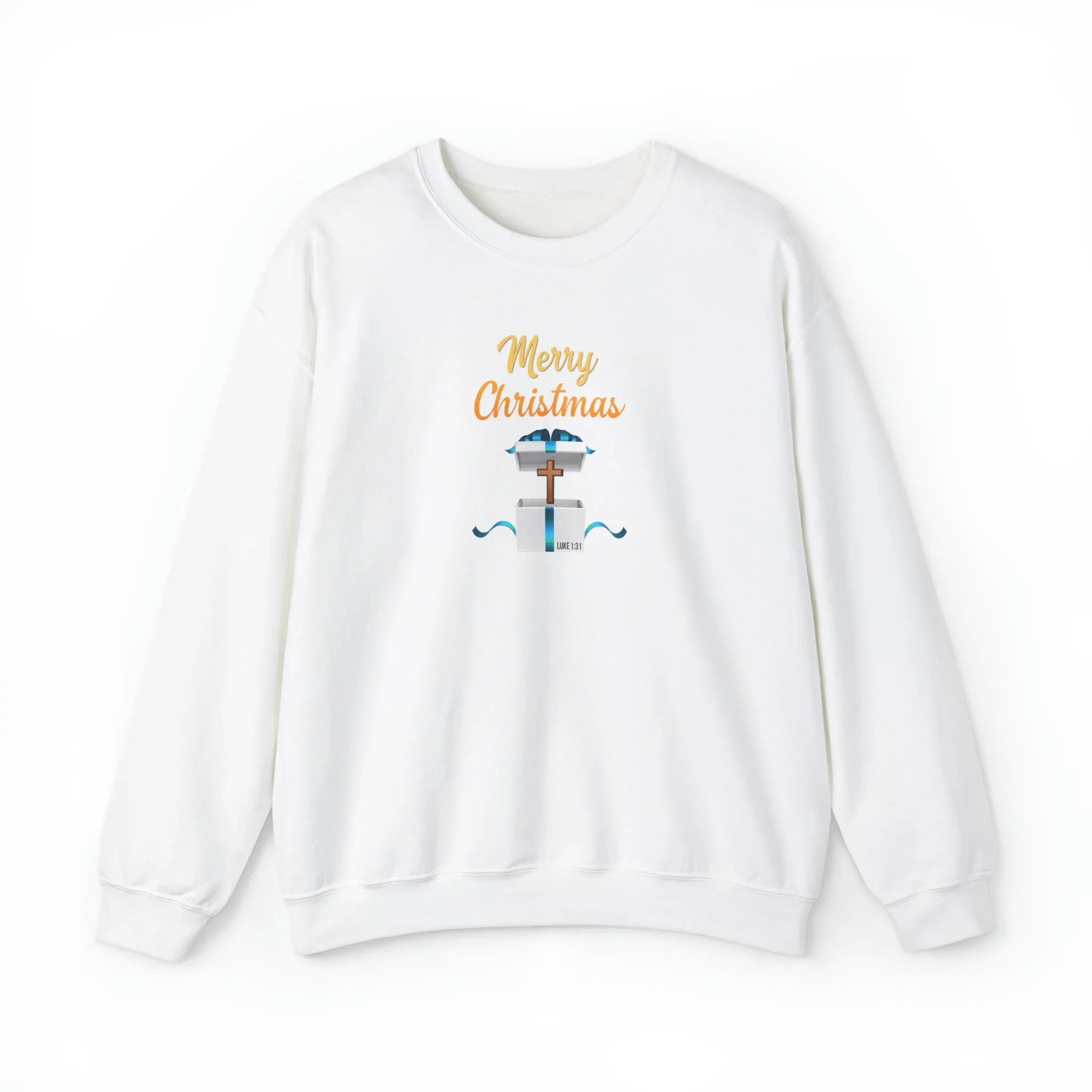 Merry Christmas Women Unisex Heavy Blend™ Crewneck Sweatshirt