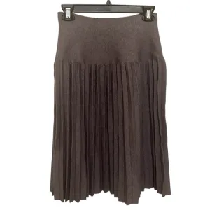 Mia Mod preowned grey aline pleated skirt size large
