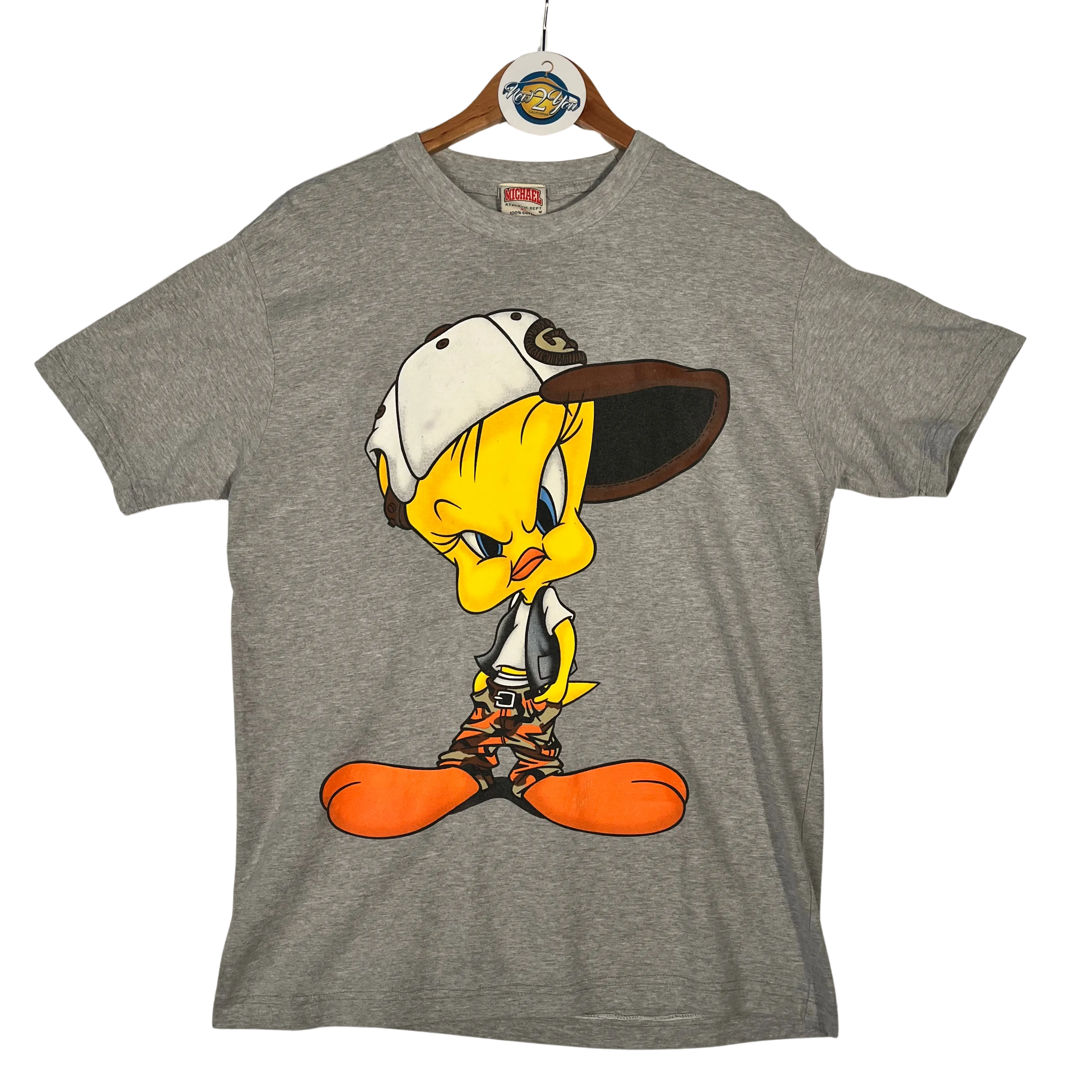 Michael Gangsta Tweety Bird Graphic Tee